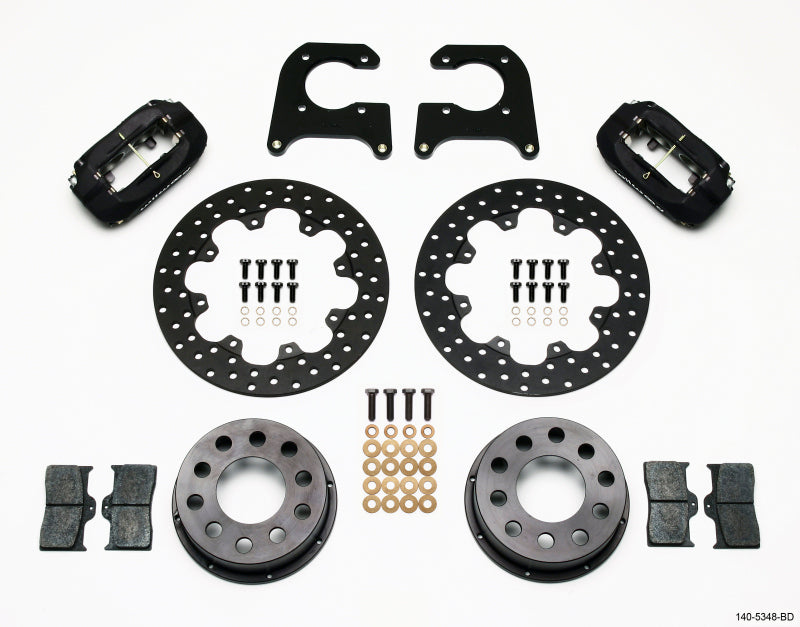 Wilwood Forged Dynalite Rear Drag Kit Drilled Rotor M-W/Lamb Ends .690in Studs 140-5348-BD 140-5348-BD Photo - Primary