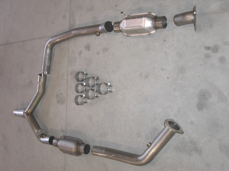 Stainless Works Chevy Camaro / Firebird 2000-02 Exhaust Catted CA0002DC CA0002DC Photo - Primary