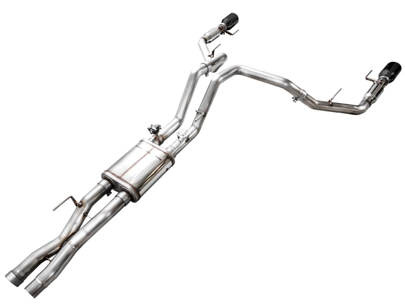 AWE Tuning AWE Gen 3 Ford Raptor SwitchPath Exhaust  - Diamond Black Tips 3025-33356 3025-33356 Photo - out of package