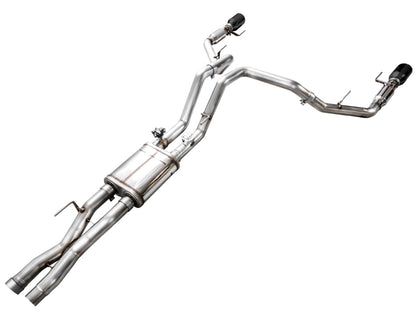 AWE Tuning AWE Gen 3 Ford Raptor SwitchPath Exhaust  - Diamond Black Tips 3025-33356 3025-33356 Photo - out of package