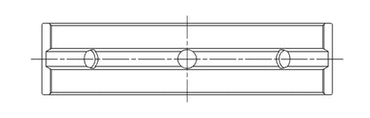 ACL Toyota 1GR-FE V6 Tundra .25mm Oversized High Performance Main Bearing Set 4M8263H-.25 4M8263H-.25 Technical Drawing