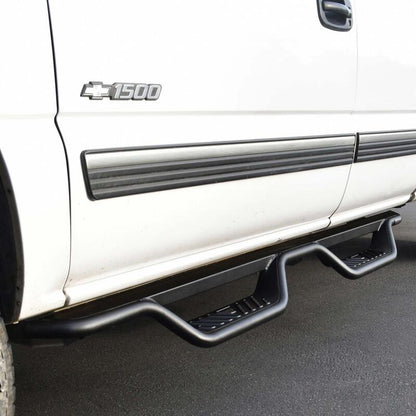 Westin 99-13 Chevrolet Silverado 1500 (Ext. Cab) Outlaw Drop Nerf Step Bars - Textured Black 20-11685 20-11685 Photo - lifestyle view
