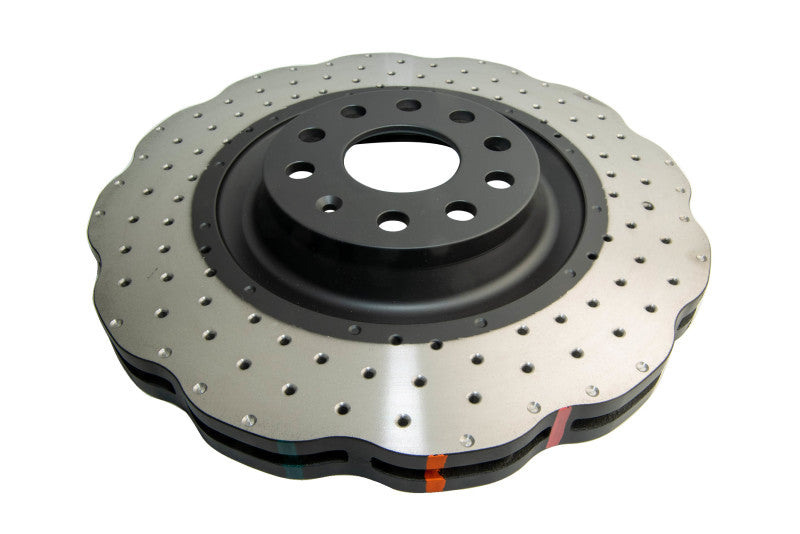 DBA 12-13 Volkswagen Golf R 3.6L Front 4000 Series Drilled Wavy Rotor 42808WXD 42808WXD Photo - out of package