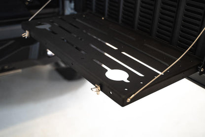 DV8 Jeep JL Tailgate Mounted Table (Trail Table) - Black TTJL-01 TTJL-01 Photo - Mounted
