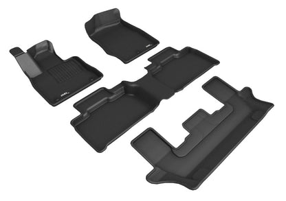3D MAXpider 2020-2022 Ford Explorer 1st/2nd/3rd Row Floor Mats - Black L1FR13001509 L1FR13001509 Photo - Primary