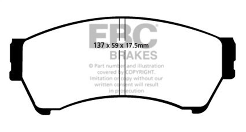 EBC Disc Brake Pad Set DP41765/2R Photo - Primary