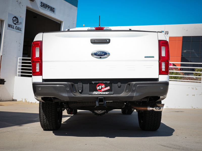 aFe Apollo GT Series 3in 409 SS Cat-Back Exhaust 2019 Ford Ranger 2.3L w/ Polished Tips 49-43115-P 49-43115-P Photo - Mounted