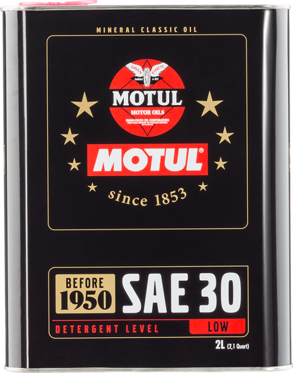Motul Classic SAE 30 Oil - 6x2L 104509 104509 Photo - Primary
