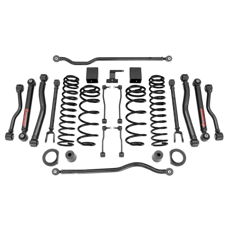 Rancho 18-20 Jeep Wrangler Fr and R Short Arm Suspension System - Master Part Number RS66125B