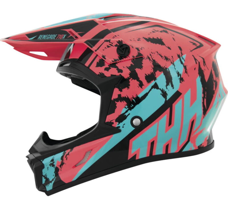 THH Helmets T710X Renegade Cor/Bu Ysm 646490 646490 Photo - Primary