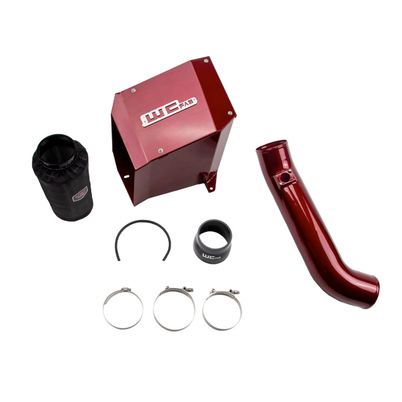 Wehrli 01-04 Chevrolet Duramax LB7 4in Intake Kit - WCFab Red WCF100190-Red