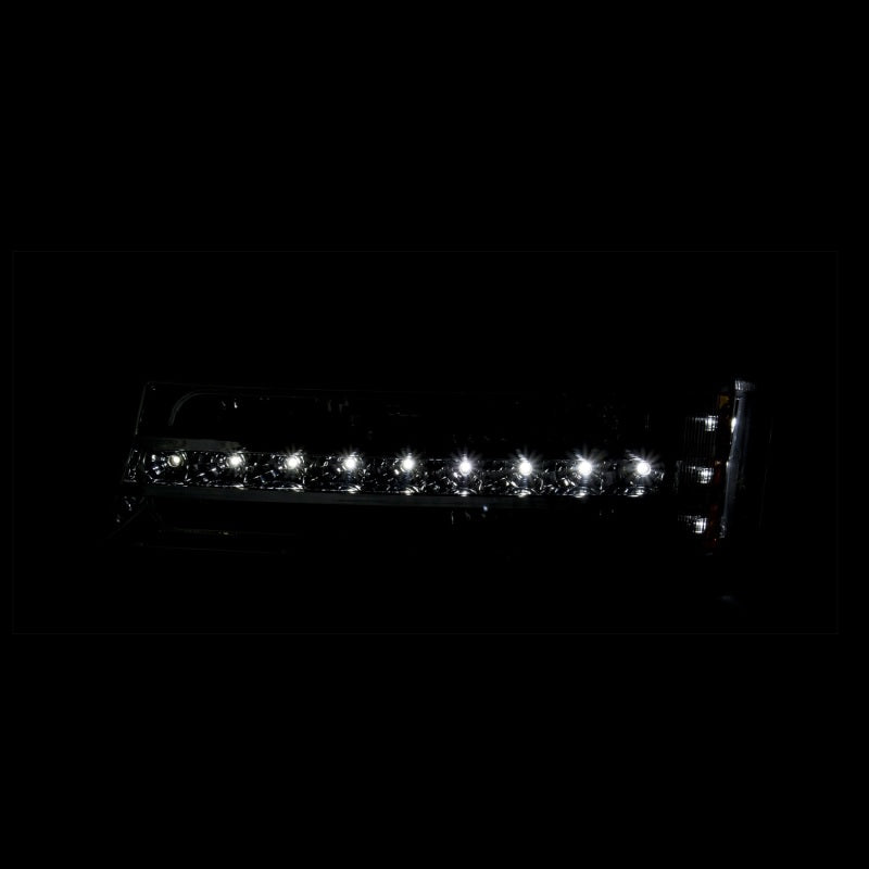 Anzo 2003-2006 Chevrolet Silverado 1500 LED Parking Lights Black w/ Amber R 511067 Photo - Unmounted