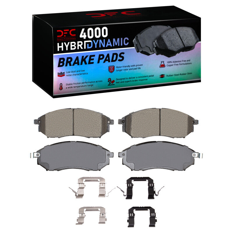 DFC DFC 4000 HybriDynamic Brake Pads Brakes, Rotors & Pads Brake Pads - OE main image