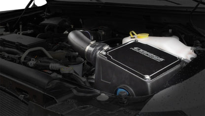 Corsa Performance 2011-2014 Ford F150 & Raptor 6.2L V8 PowerCore Closed Box Air Intake 44388 Photo - Mounted