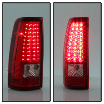 SPYDER Xtune Chevy Silverado 1500/2500/3500 99-02 LED Tail Lights Red Clear ALT-ON-CS99-LED-RC 5008831 5008831 Photo - Unmounted