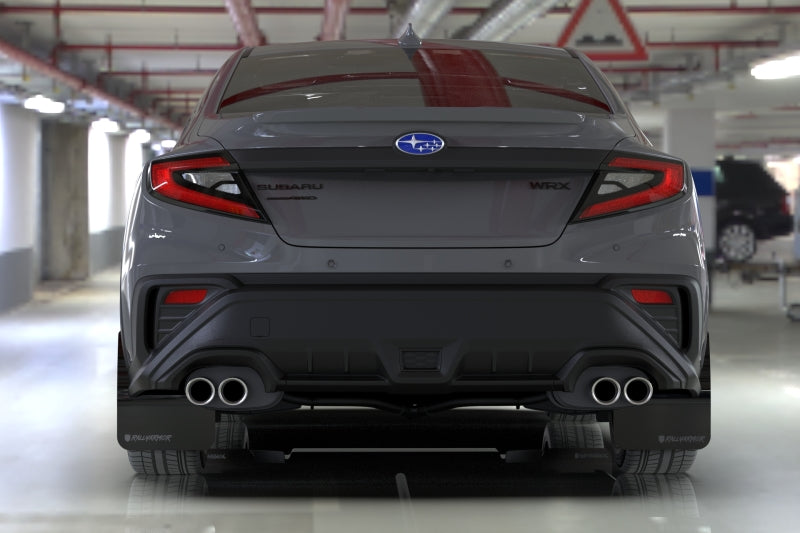 Rally Armor 2022+ Subaru WRX Black UR Mud Flap Altered Font Blue Logo MF92-UR-BLK/BL-X MF92-UR-BLK/BL-X User 1