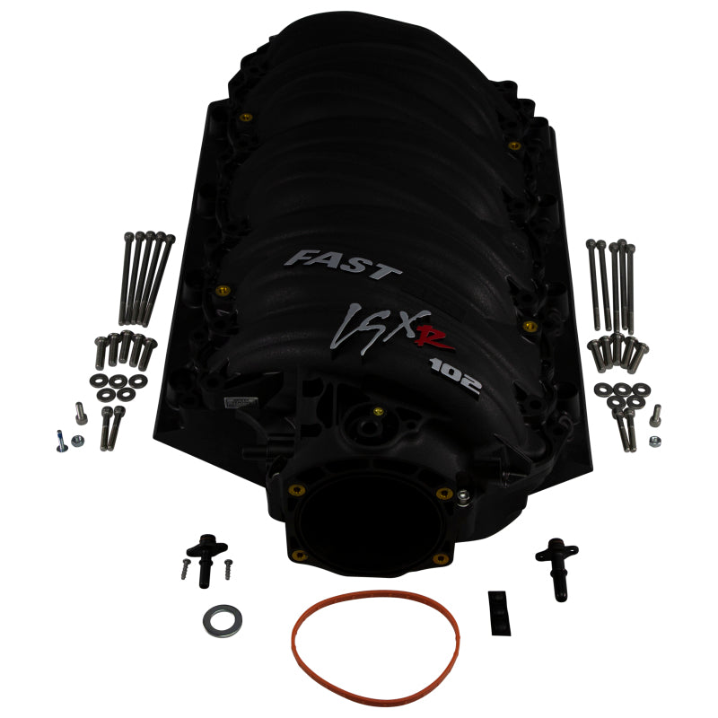 FAST LSXR Manifold, 102mm Rect. Port LS3 Car Black 146102B Photo - Primary