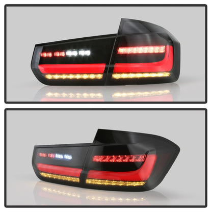 Spyder BMW 3 Series F30 2012-2018 Full LED Tail Lights (ALT-YD-BMWF3012-SEQ-BSM) - Black Smoke 5088314 5088314 Photo - Unmounted
