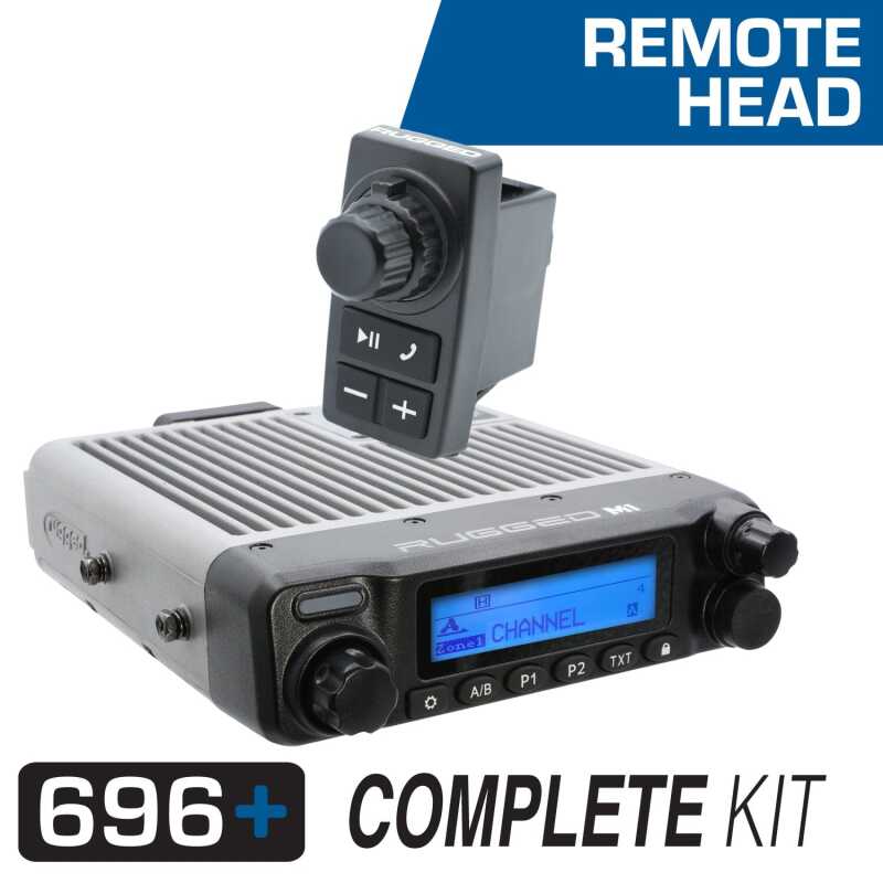 Rugged Radios 696 PLUS Complete Master Comm Kit w/ Intercom - 2-Way Radio M1 VHF Business Band MCK-696RS-2P-M1 MCK-696RS-2P-M1 Photo - Primary