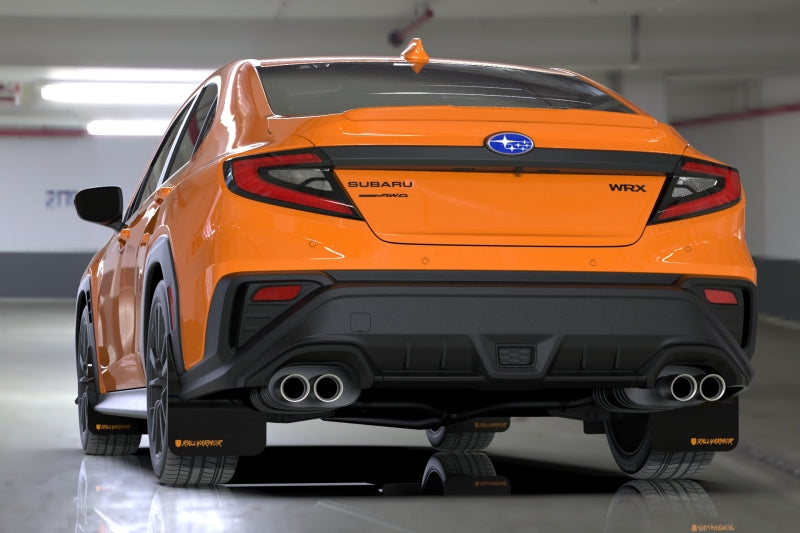 Rally Armor 2022+ Subaru WRX Black UR Mud Flap Altered Font Met. Blk Logo MF92-UR-BLK/MBK-X MF92-UR-BLK/MBK-X User 1
