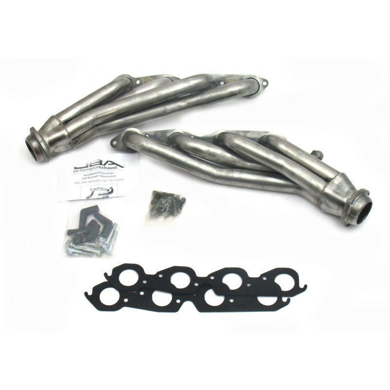 JBA 96-00 GM Truck 7.4L Voretc w/o A.I.R. Injection 1-3/4in Primary Raw 409SS Cat4Ward Header 1822S 1822S Photo - Primary