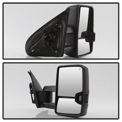 SPYDER xTune Chevy Silverado 14-16 Heated Smoke LED Signal Telescoping Mirrors MIR-CSIL14S-G2-PWH-SM-SET 9936739 9936739 Photo - Unmounted