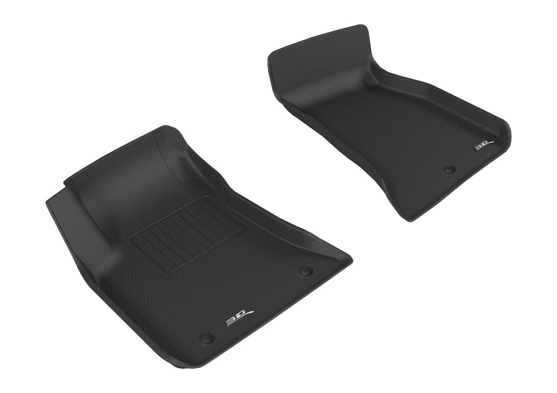 3D MAXpider 2011-2014 Dodge Challenger Kagu 1st Row Floormat - Black L1DG02411509 L1DG02411509 Photo - Primary