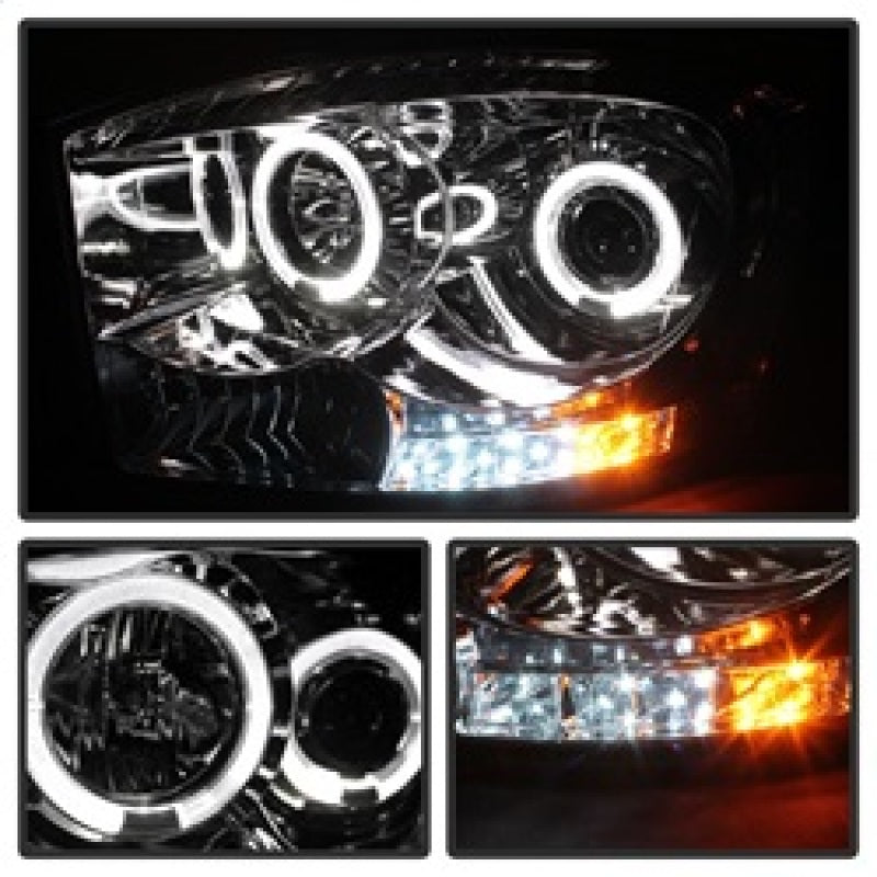 Spyder Dodge Ram 1500 06-08/Ram 2500 06-09 Projector Headlights LED Halo LED Chrm PRO-YD-DR06-HL-C 5010018 5010018 Photo - Unmounted