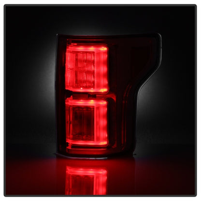 Spyder 18-19 Ford F-150 (W/O Blind Spot Sensor) LED Tail Lights - Chrome (ALT-YD-FF15018-LED-C) 5085658 5085658 Photo - Unmounted