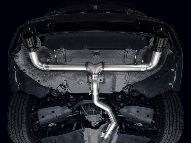 AWE Tuning AWE 19-23 BMW 330i / 21-23 BMW 430i Base G2X Track Edition Axle Back Exhaust - Diamond Black 3020-33429 3020-33429 Photo - Mounted