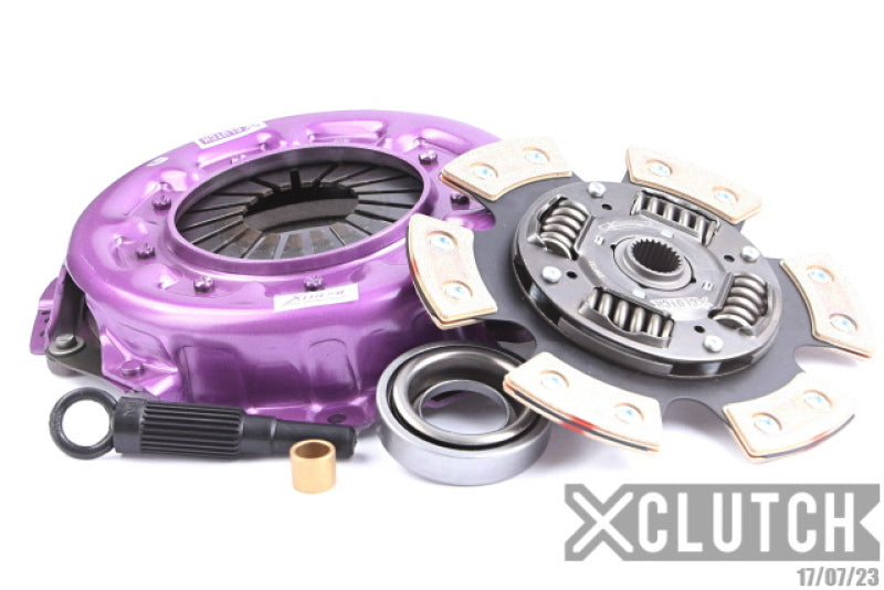 XCLUTCH 91-98 Nissan 180SX S13 2.0L Stage 2R Extra HD Sprung Ceramic Clutch Kit XKNI24003-1R XKNI24003-1R Photo - Primary