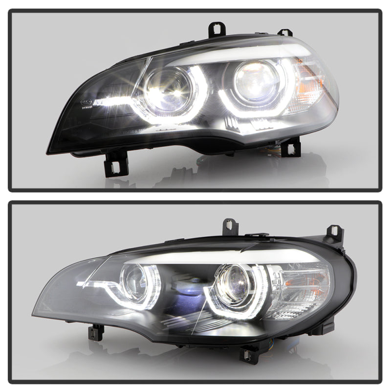 Spyder BMW X5 E70 07-10 Xenon/HID AFS High-Power LED Headlights - Black PRO-YD-BMWE7007AFSHIDAP-BK 5088239 5088239 User 5