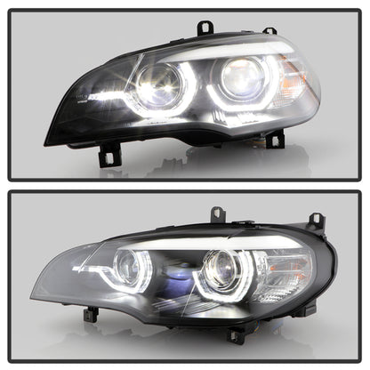 Spyder BMW X5 E70 07-10 Xenon/HID AFS High-Power LED Headlights - Black PRO-YD-BMWE7007AFSHIDAP-BK 5088239 5088239 User 5