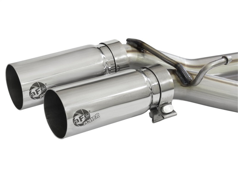 aFe Cat Back Exhaust Polished - Ford F-150 04-08 49-43079-P Photo - Unmounted