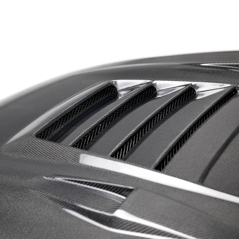 Seibon 09-12 Nissan GTR R35 DS-Style Carbon Fiber Hood HD0910NSGTR-DS HD0910NSGTR-DS Photo - Primary
