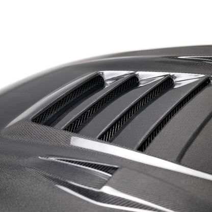 Seibon 09-12 Nissan GTR R35 DS-Style Carbon Fiber Hood HD0910NSGTR-DS HD0910NSGTR-DS Photo - Primary