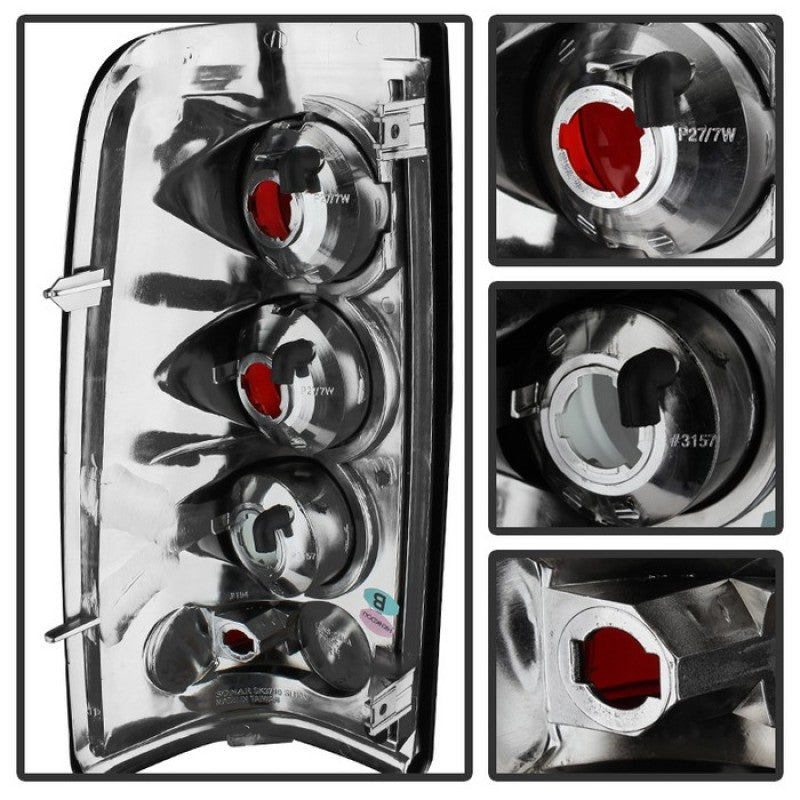Spyder Chevy Silverado 1500 03-06 (Does Not Fit Stepside)Euro Tail Lights Blk Smke ALT-YD-CS03-BSM 5078018 5078018 User 1