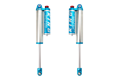 King Shocks 2016+ Nissan Titan XD Rear 2.5 Dia Piggyback Reservoir Shock w/Adjuster (Pair) 25001-389A 25001-389A Photo - Primary