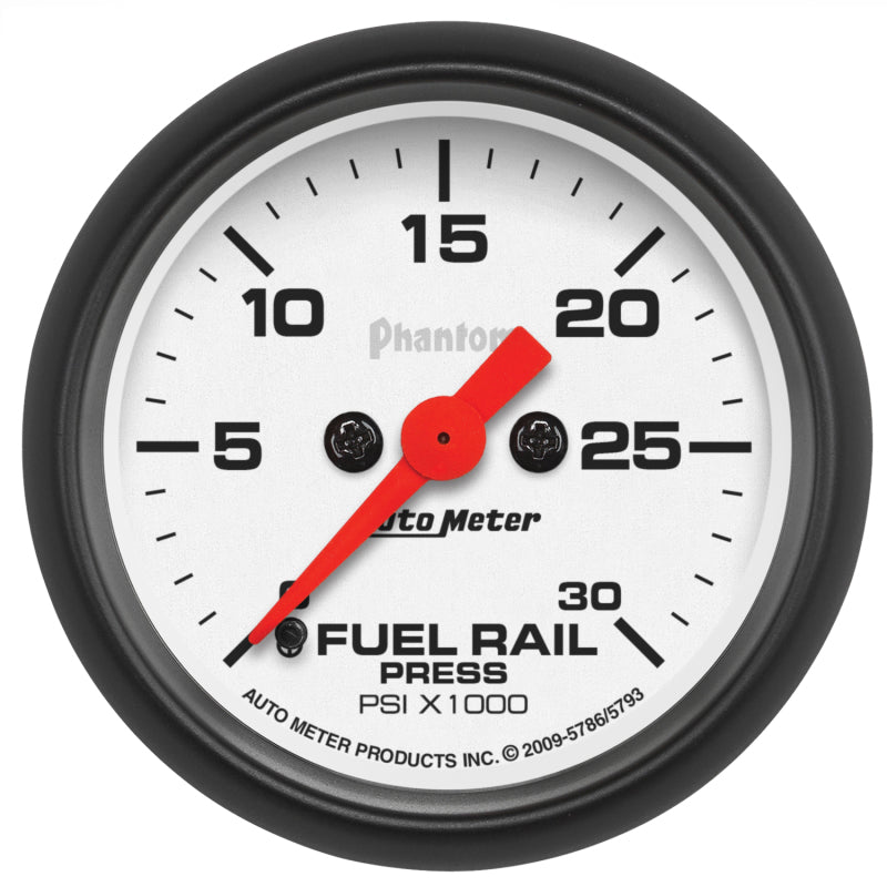 Autometer 2-1/16" Fuel Rail Pressure, 0-30K Psi, Stepper Motor, Phantom 5786 Photo - Primary