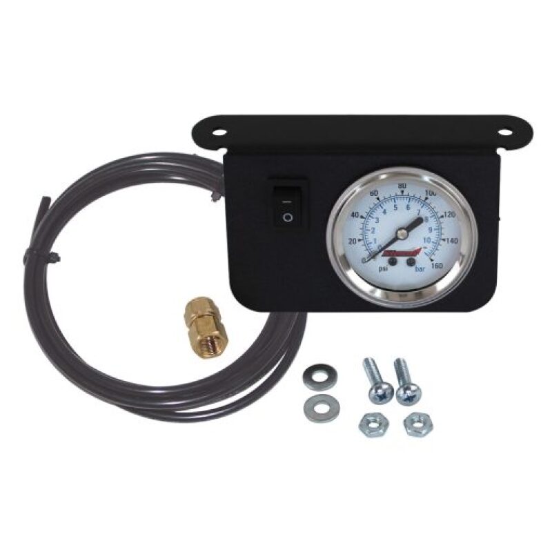 Kleinn Air Horns Kleinn Illuminated Single Needle 160 PSI Dash Panel Gauge w/ On/Off Switch 1301 1301 Photo - Primary