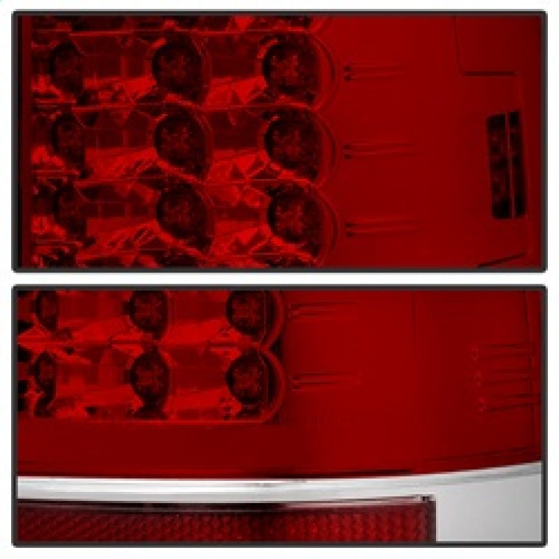 Spyder Ford Super Duty 08-15 Version 2 LED Tail Lights Red Clear ALT-YD-FS07-LED-G2-RC 5029195 5029195 Photo - Unmounted