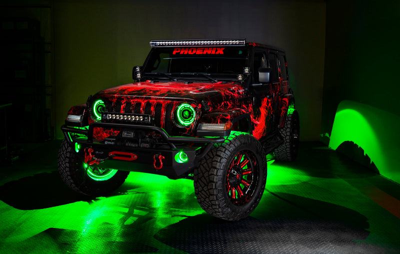 ORACLE Lighting Oracle Bluetooth + RF Underbody Rock Light Kit - 8 PCS - ColorSHIFT 5819-333 5819-333 Photo - lifestyle view