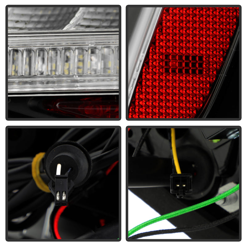 SPYDER 13-16 Audi A4 4DR LED Tail Lights LED Clear Reverse Lights - Black ALT-YD-AA413-SEQ-BK 5087171 5087171 User 4