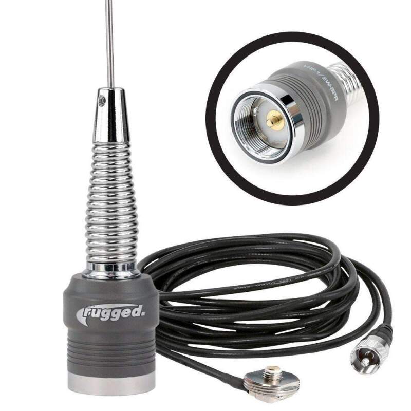 Rugged Radios VHF Antenna Kit with 1/2 Wave No Ground Plane (NGP) Antenna & NMO Mount ANT-SPARE-KIT-V ANT-SPARE-KIT-V Photo - Primary