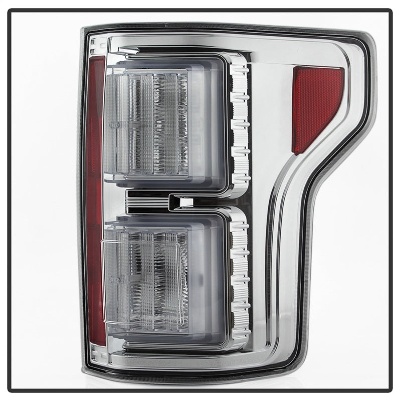 Spyder 18-19 Ford F-150 (W/O Blind Spot Sensor) LED Tail Lights - Chrome (ALT-YD-FF15018-LED-C) 5085658 5085658 Photo - Unmounted