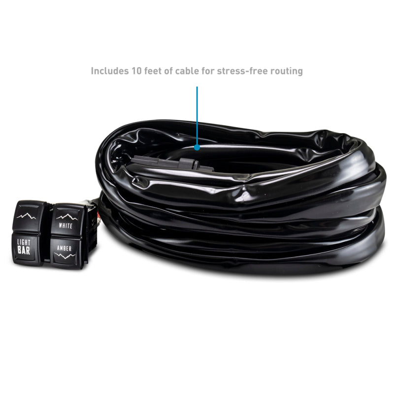 Borne Off-Road Light Bar Wire Harness For 10-20in Bar BNLT-HAR-1020 BNLT-HAR-1020 Photo - Primary
