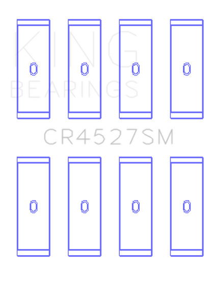 King Engine Bearings VW/Audi CAva/CAxa/Blf/Blg/Bts (Size +0.25mm) Connecting Rod Bearing Set CR4527SM0.25 CR4527SM0.25 Photo - Primary