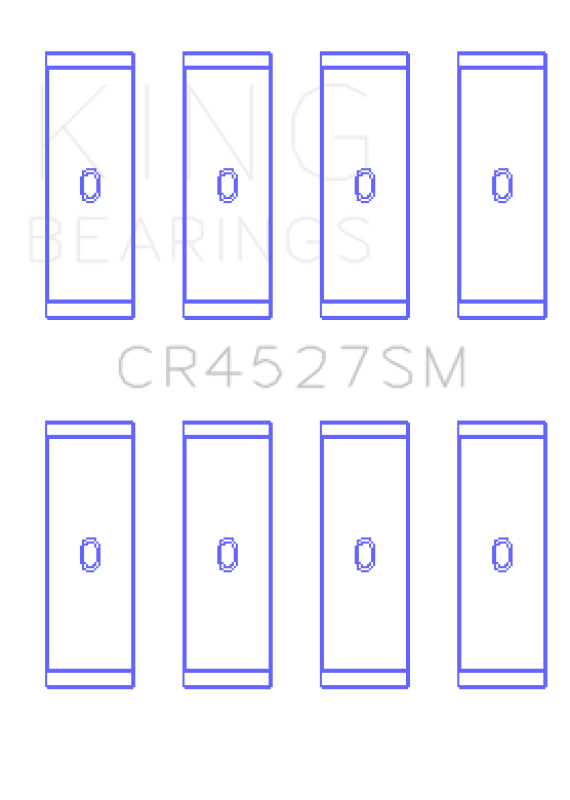 King Engine Bearings VW/Audi CAva/CAxa/Blf/Blg/Bts (Size +0.50mm) Connecting Rod Bearing Set CR4527SM0.5 CR4527SM0.5 Photo - Primary