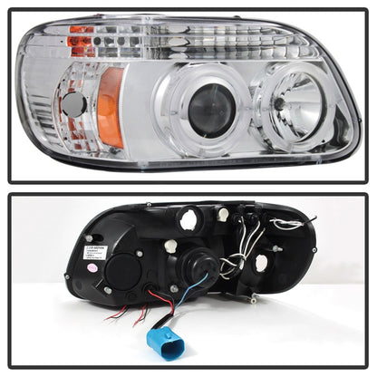 Spyder Ford Explorer 95-01 1PC Projector Headlights LED Halo Chrm PRO-YD-FEXP95-HL-1PC-C 5010148 5010148 Photo - Unmounted
