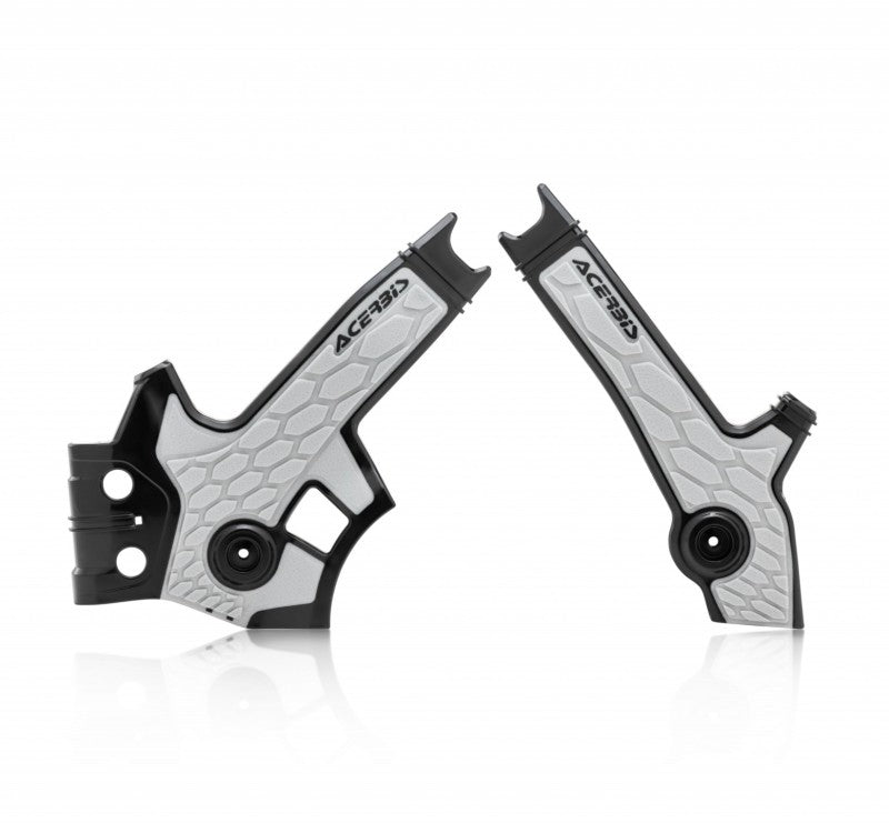 Acerbis 96+ Suzuki DR650 Frame Guards- X-Grip - Black/Gray 2801931001 2801931001 Photo - Primary